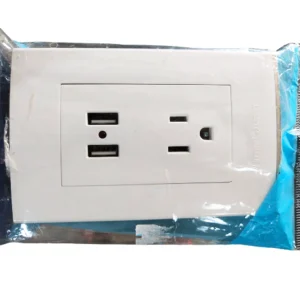 TOMA CORRIENTE + USB MICHELL BC 1812 INTER LIGHT