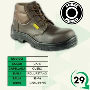 BOTA OLIMPO 4552 CAFE