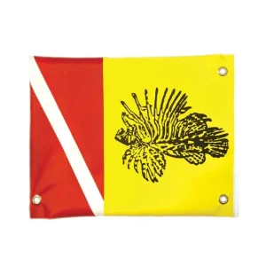 Bandera Trident  de Caz. de Pez de Leon